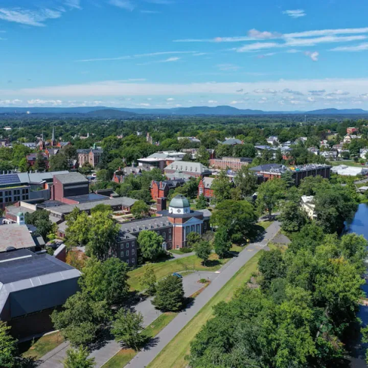 aerial view of Smith College